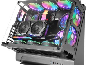 Caja Mars Gaming Custom Premium Sin/F mATX Negra (MCB)