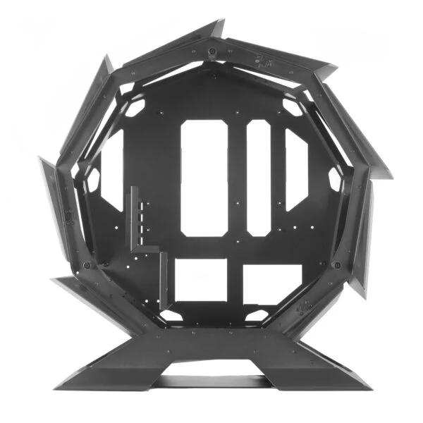 Caja Mars Gaming Esférica S/F USB mATX Negra (MCORB)