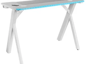 Mesa Mars Gaming RGB con mando 100cm Blanca(MGD100RGBW)