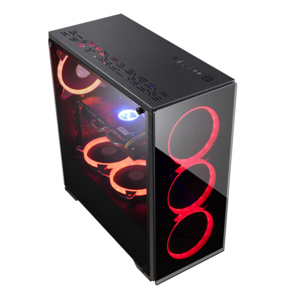 Caja UNYKA ARMOR EVO RGB S/F USB2/3 ATX Negra (511207)