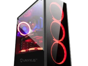 Caja UNYKA ARMOR EVO RGB S/F USB2/3 ATX Negra (511207)