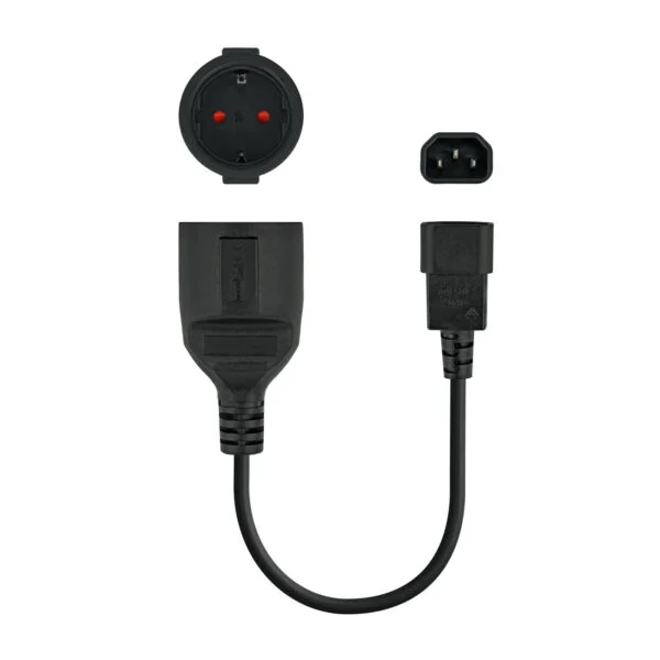 Nanocable Adaptador C14/M-CEE7/H 25cm (10.22.0901)