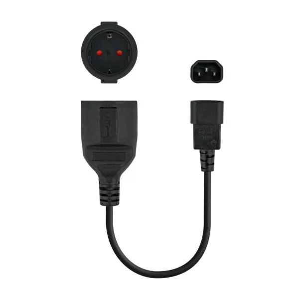 Nanocable Adaptador C14/M-CEE7/H 25cm (10.22.0901)