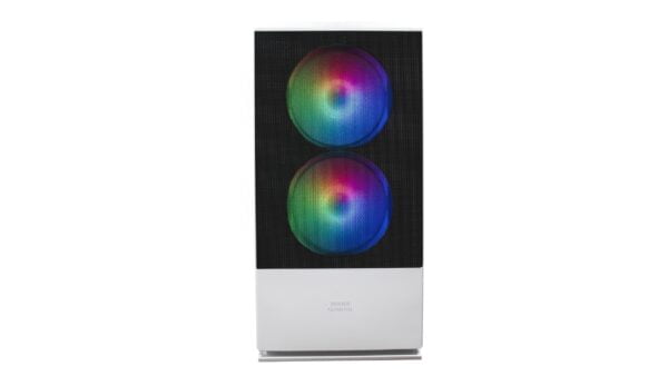 Semitorre Mars Gaming mATX RGB S/Fuente Blanco (MCZW)