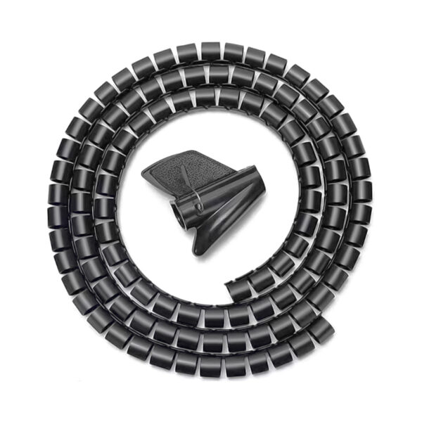 Organizador Cables AISENS Espiral 1m Negro (A151-0406)