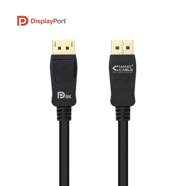 Nanocable Displayport DP/M-DP/M 1m Negro (10.15.2501)