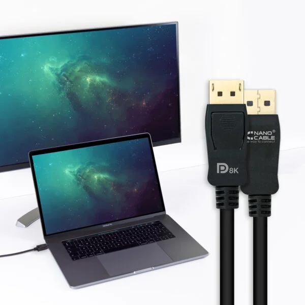 Nanocable Displayport DP/M-DP/M 1m Negro (10.15.2501)