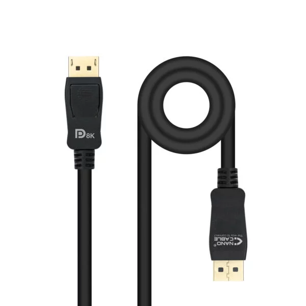 Nanocable Displayport DP/M-DP/M 1m Negro (10.15.2501)