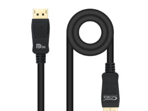 Nanocable Displayport DP/M-DP/M 1m Negro (10.15.2501)