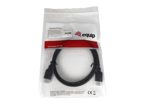 Cable EQUIP HDMI High Speed 1080p 1.8m Negro (EQ119310)