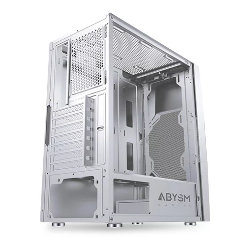 Torre ABYSM Danube Hron ARGB S/F ATX Blanca (AB812106)