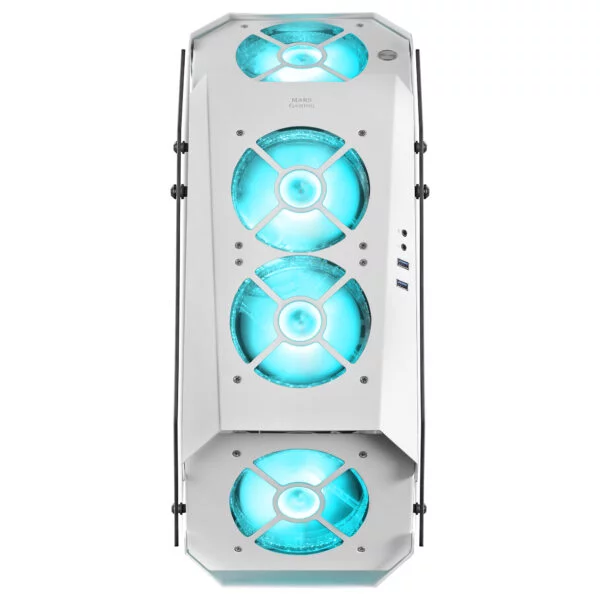 Semitorre Mars Gaming 5x120mm RGB Sin/F Blanco (MC51W)