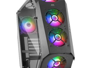 Semitorre Mars Gaming 5x120mm Chroma RGB S/F (MC51)