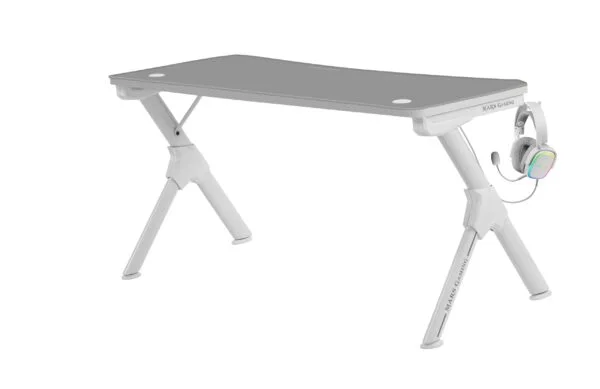 Mesa Mars Gaming 140x60 x75cm Blanca (MGD140W)