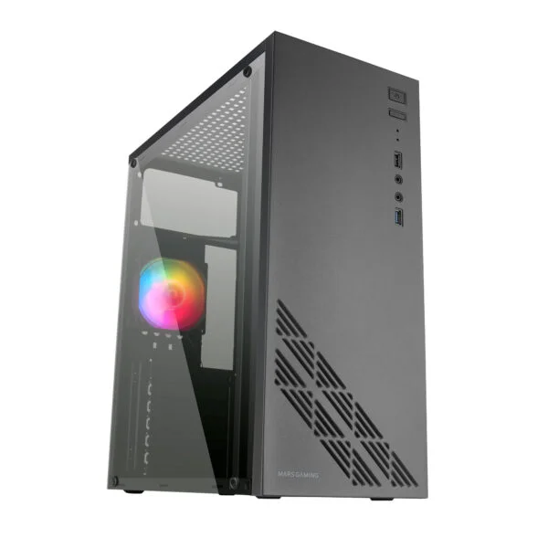 Semitorre Mars Gaming RGB 120mm S/F Negro (MC100)