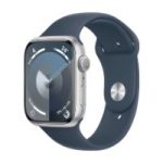 Apple Watch S9 GPS 45mm Plata Correa Azul (MR9D3QL/A)