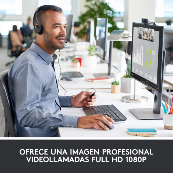 WebCam LOGITECH HD Pro C920 FHD USB Negra (960-001055)