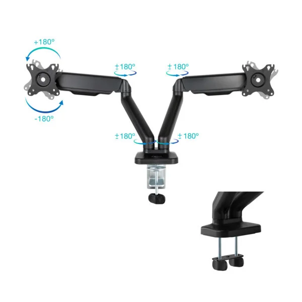 Soporte de Mesa TOOQ 17-32 Gira/Inclina (DB5132TNR-B)