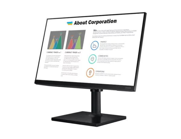 Monitor Samsung 27 LED IPS FHD Negro (LF27T450FZUXEN)