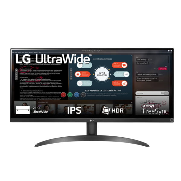Monitor LG 29 IPS UltraWide FHD HDMI Negro (29WP500-B)