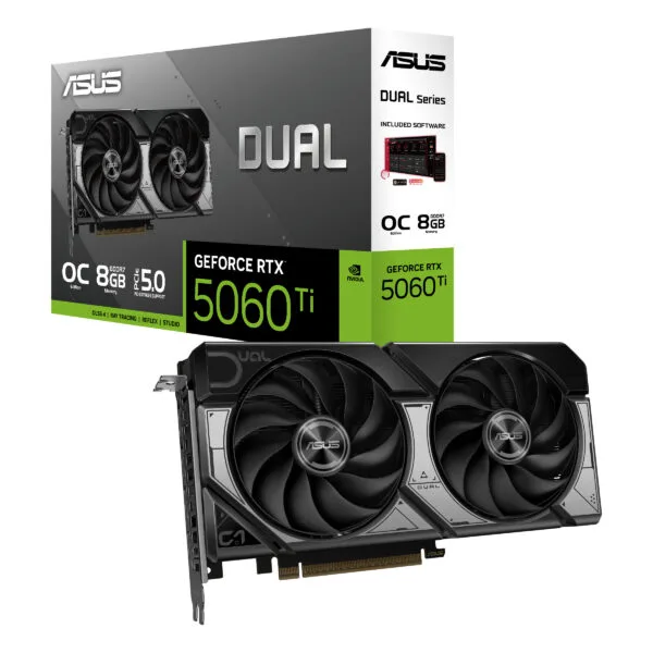 ASUS Dual RTX 5060 Ti OC 8Gb GDDR7 (90YV0MP2-M0NA00)