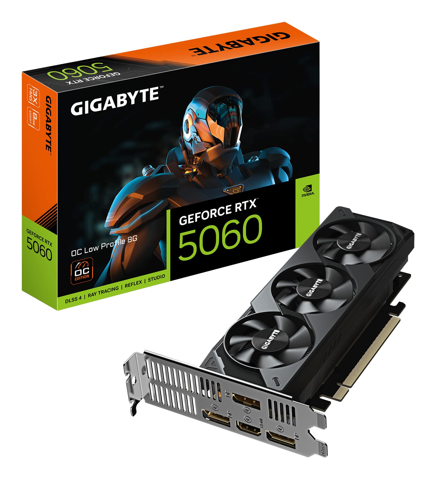 GIGABYTE RTX 5060 OC LOW PROFILE 8G (9VN5060O8L-00-G10) GIGABYTE RTX 5060 OC LOW PROFILE 8G (9VN5060O8L-00-G10)