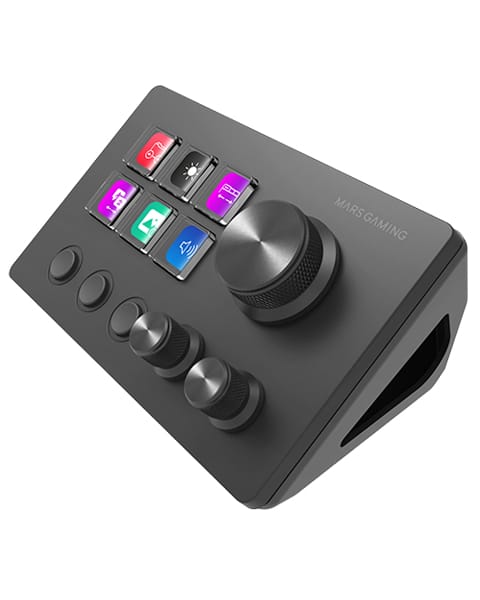 Control Deck Mars Gaming 6 Teclas LCD Negro (MSDTWO) Control Deck Mars Gaming 6 Teclas LCD Negro (MSDTWO)