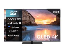 TV CECOTEC VQU11055Z+ 55" 4K UHD QLED Negro