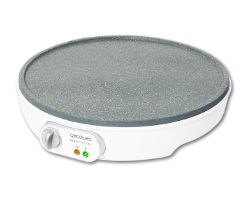 Crepera CECOTEC Fun Crepestone 1000W Blanc/Gris