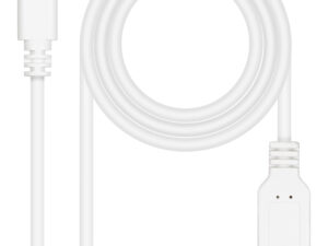 Nanocable USB-C/M a USB-A/M 50cm Blanco