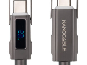 Nanocable USB-C+USB-A a Lightning+USB-C 1m