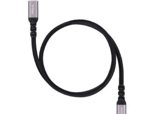 Nanocable USB-C/M a USB-C/M 0.5m Negro