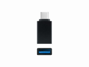 Adaptador Nanocable USB-C/M a USB-A/H Negro Adaptador Nanocable USB-C/M a USB-A/H Negro
