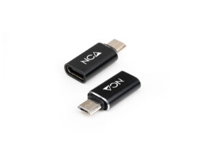 Adaptador Nanocable mUSB/M a USB-C/H Negro