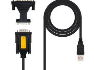 Nanocable USB-A/M a DB9/DB25 1.8m Negro