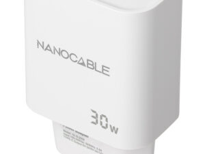 Cargador Pared Nanocable 1xUSB-C Blanco
