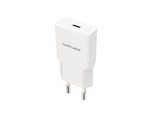 Cargador Nanocable 1xUSB-C PD 20W Blanco