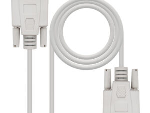 Nanocable DB9/H a DB9/H 1.8m Beige