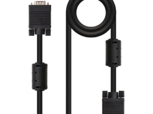 Nanocable VGA/M a VGA/H 10m Negro