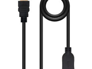 Nanocable HDMI A/M a HDMI A/H 3m Negro