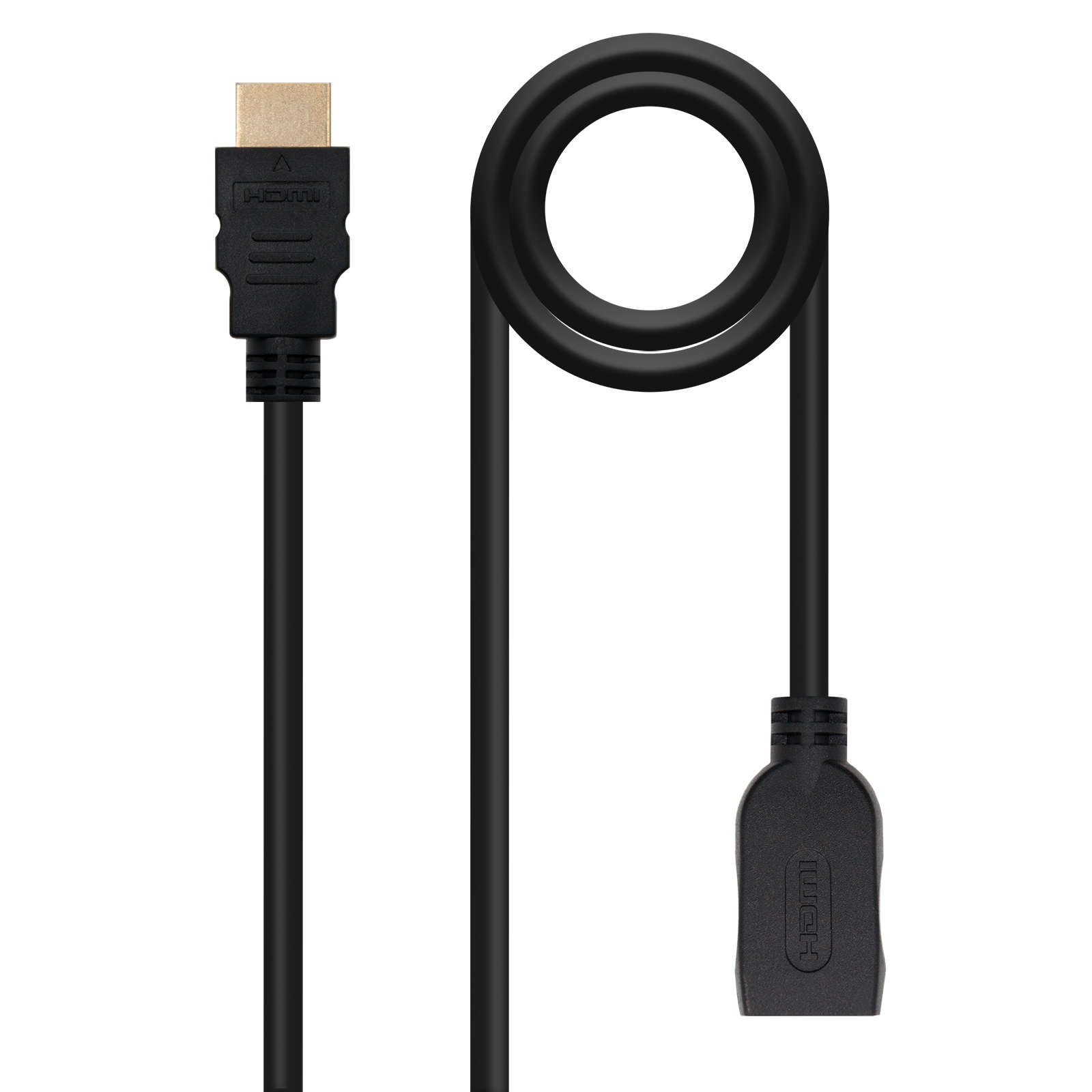 Nanocable HDMI A/M a HDMI A/H 3m Negro Nanocable HDMI A/M a HDMI A/H 3m Negro