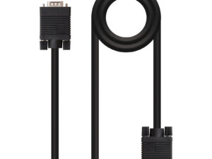Nanocable VGA/M a VGA/M 5m Negro