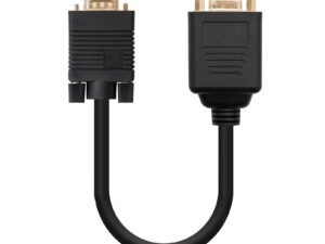 Nanocable 1xVGA/M a 2xVGA/H 20Cm Negro