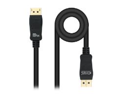 Nanocable DP/M a DP/M 2m Negro