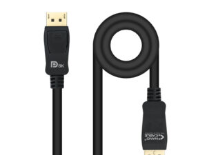 Nanocable DP/M a DP/M 2m Negro