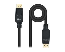 Nanocable DP/M a DP/M 3m Negro