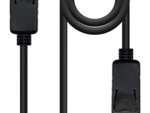 Nanocable DP 1.2 CCS/M a DP/M 5m Negro