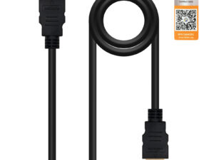 Nanocable HDMI A/M a HDMI A/M 0.5m Negro