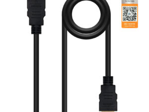 Nanocable HDMI A/M a HDMI A/M 2m Negro