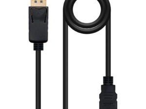 Nanocable DP/M a HDMI A/M 2m Negro